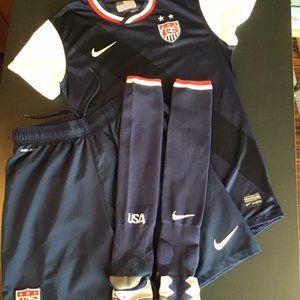 USA Soccer 2012-13 USWNT Away Jersey (Youth) Set